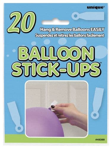 20 x Balloon Stick-Ups