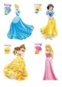 4 x Disney Princess cutouts 100cm