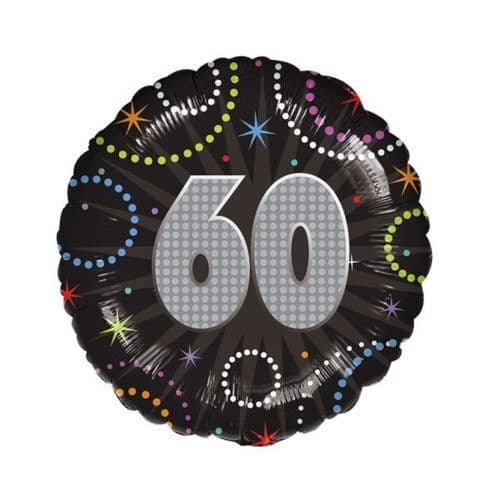 A Time to Party 60th Foil Balloon