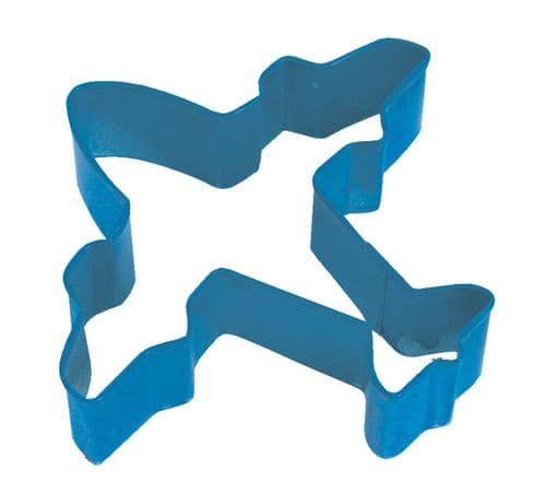 Airplane Poly-Resin Coated Cookie Cutter Navy