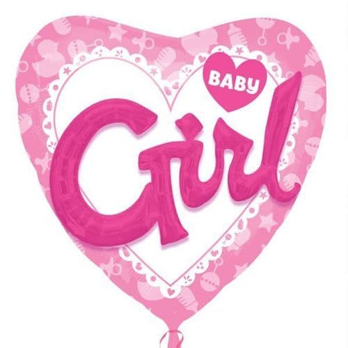 Baby Girl Multi Foil Balloon 53" x 39"
