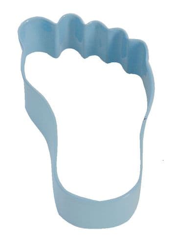 Baby's Foot Poly-Resin Coated Cookie Cutter Blue