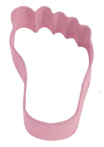 Baby's Foot Poly-Resin Coated Cookie Cutter Pink