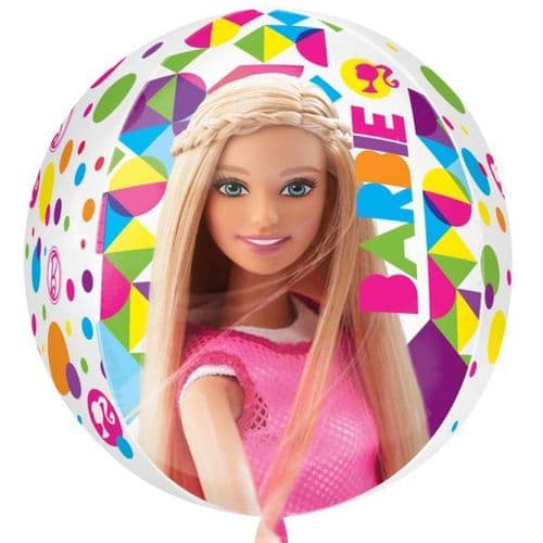 Barbie Sparkle Orbz Foil Balloon 15" x 16"