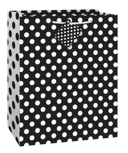 Black Dots Giftbag-Medium