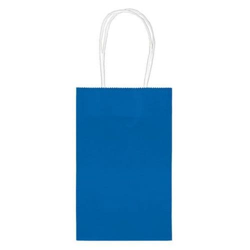 Bright Royal Blue Paper Gift Bags/10