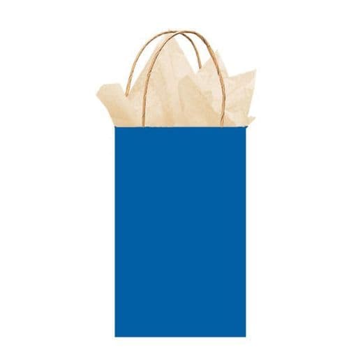 Bright Royal Blue Paper Gift Bags 21cm x 13cm x 9cm