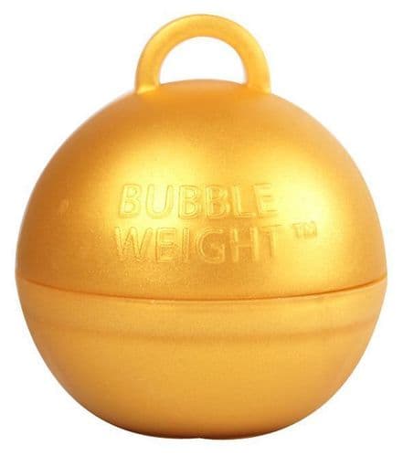 Bubble Balloon Weights Gold