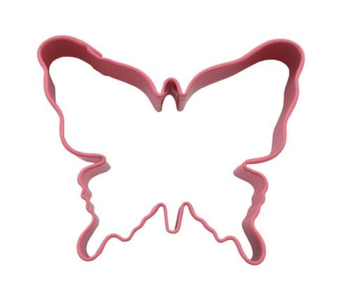 Butterfly Poly-Resin Coated Cookie Cutter Pink