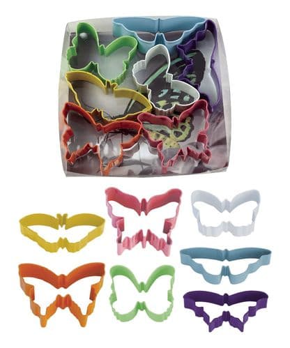Butterfly Poly-Resin Coated Cookie Cutter Set