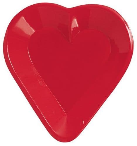 Card Night Heart Plastic Snack Tray