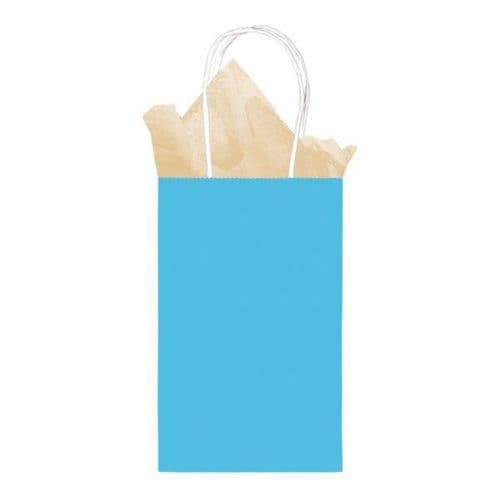 Caribbean Blue Small Gift Paper Bags