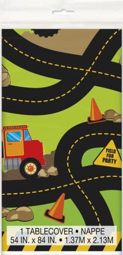 Construction Party Tablecover 54 x 84