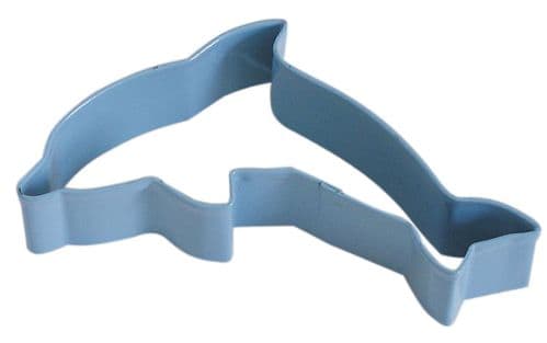 Dolphin Poly-Resin Coated Cookie Cutter Blue
