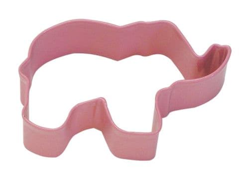 Elephant Poly-Resin Coated Cookie Cutter Pink