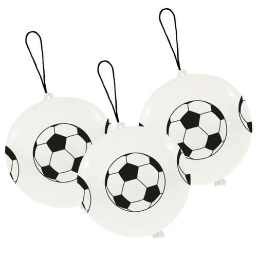Football Punch balls Latex Balloons 3 per pack.