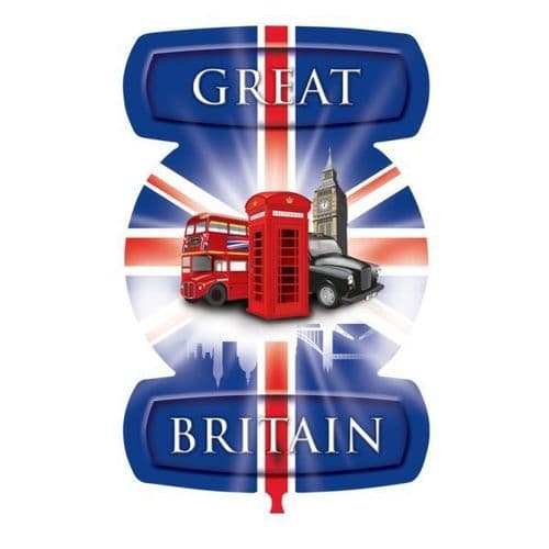 Great Britain London Icons SuperShape Foil Balloon 24" x 21"