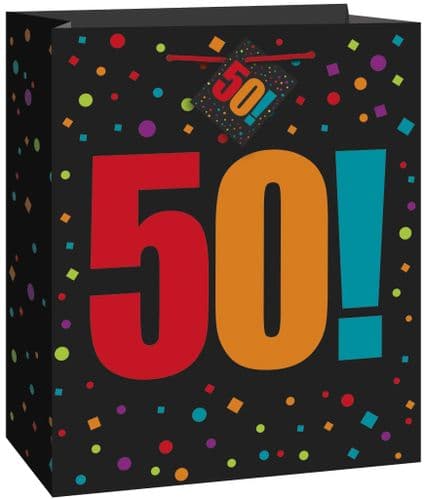 Happy Birthday Cheer 50 Giftbag-Large
