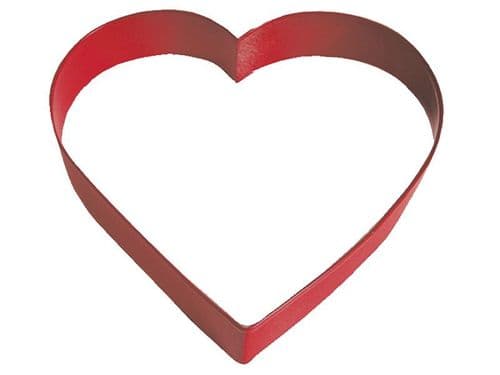 Heart Poly-Resin Coated Cookie Cutter Red Large