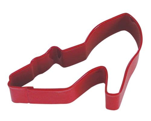 High Heel Shoe Poly-Resin Coated Cookie Cutter Red