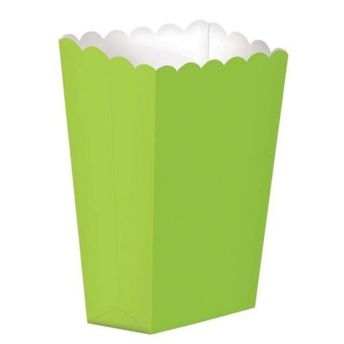 Kiwi Green Large Paper Popcorn Boxes/10