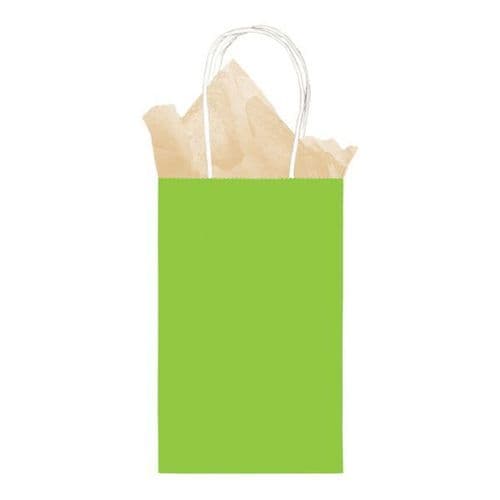 Kiwi Green Small Gift Paper Bags