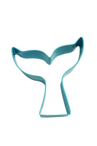 Mermaid Tail Poly-Resin Coated Cookie Cutter Blue