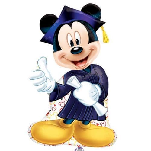 Mickey Mouse Graduation SuperShape Foil Ballloon 23" x 32"