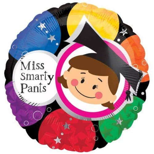 Miss Smarty Pants Foil Balloon