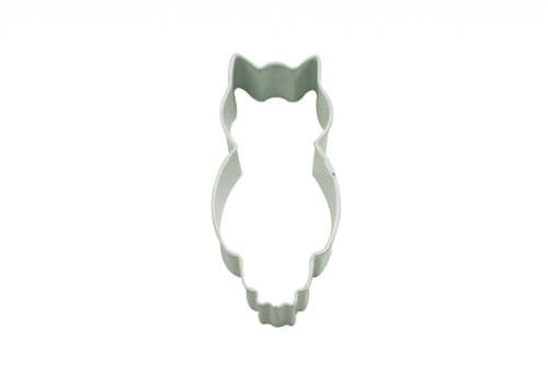 Owl Poly-Resin Coated Cookie Cutter White