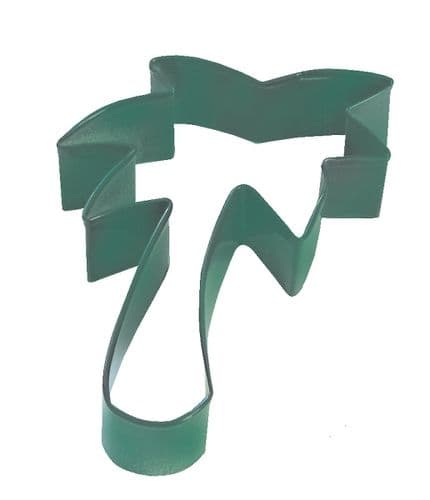 Palm Tree Poly-Resin Coated Cookie Cutter Green