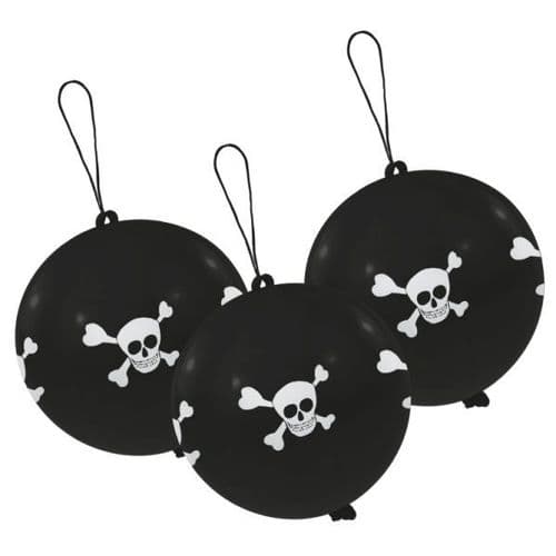 Pirate Punch balls Latex Balloons 3 per pack.