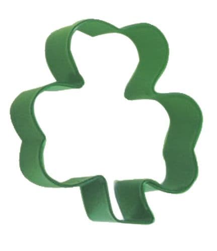 Shamrock Poly-Resin Coated Cookie Cutter Green