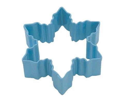 Snowflake Poly-Resin Coated Cookie Cutter Blue