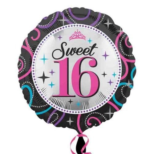 Sweet 16 Sparkle  Foil Balloon