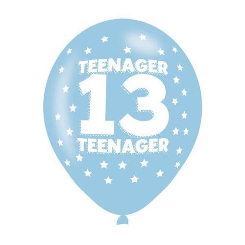 Teenager 13 Latex Balloons