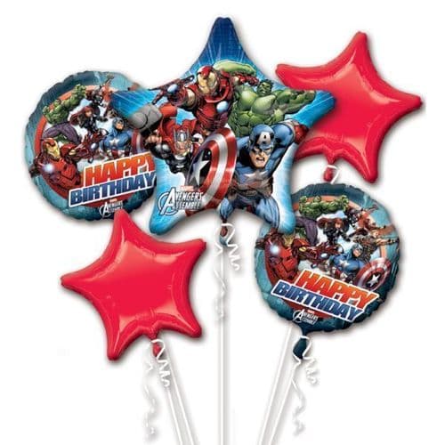 Avengers Assemble Foil Balloon Bouquets