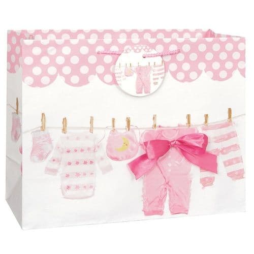 Baby Bow Clothesline Pink-Large