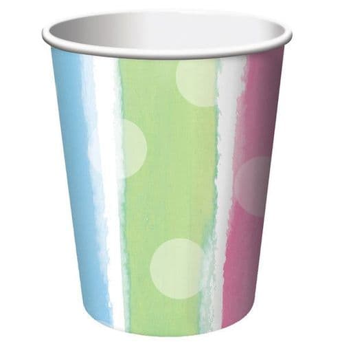 Baby Clothes 8 x Paper Cups 256ml