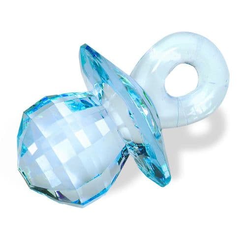 Blue Acrylic Large Dummy - size 45mm - 6 in pack