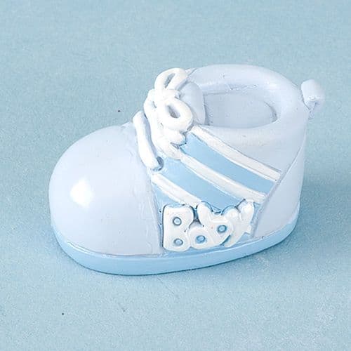 Blue Resin Baby Boot - 4 pieces