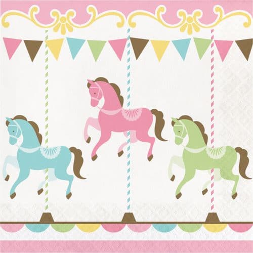 Carousel 16 x 2ply Luncheon Napkins
