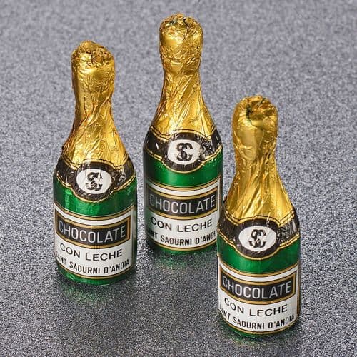 Chocolate Champagne Bottles - box of 60