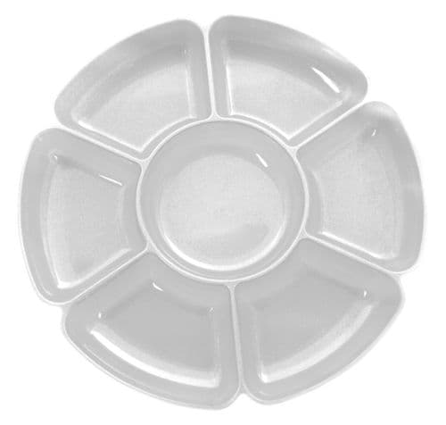Clear Plastic Section Tray 16"