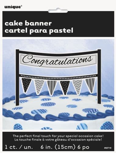 Congratulations Cake Banner