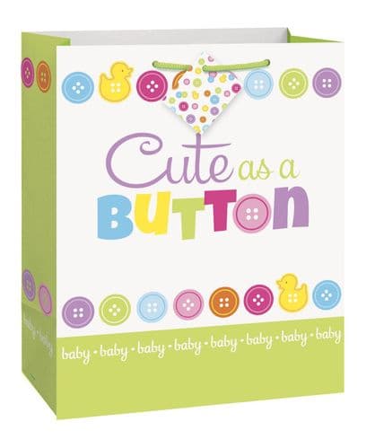 Cute As A Button Bs Giftbag-Large