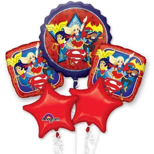 DC Super Hero Girls Bouquet Foil Balloons P75