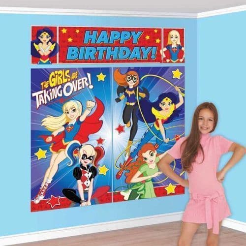 DC Super Hero Girls Happy Birthday Standard Foil Balloons