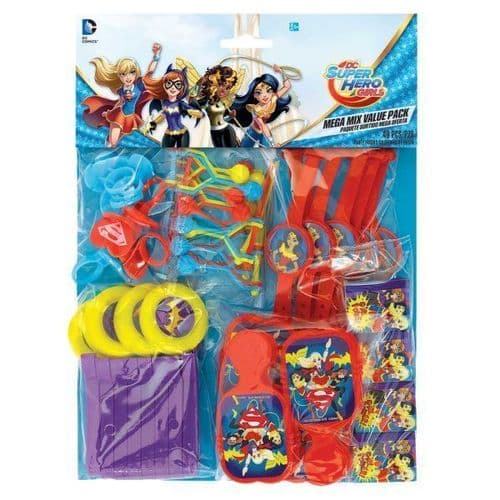 DC Super Hero Girls Mega Mix Value Favour Packs  48's