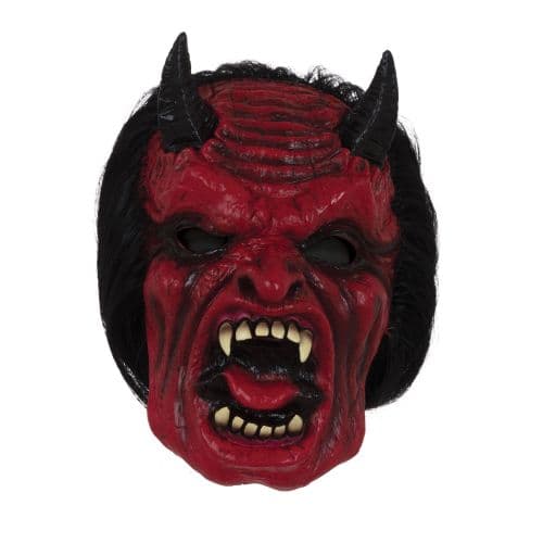Devil Mask with Hair